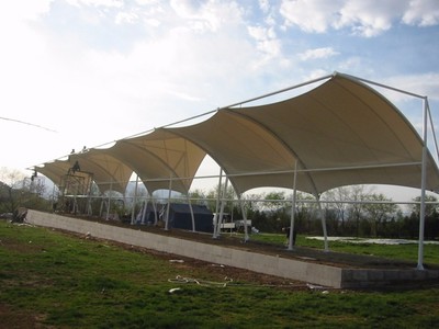 松江鋼膜結構車棚 設計、構造與涂料全解析，價格、廠家與圖片指南